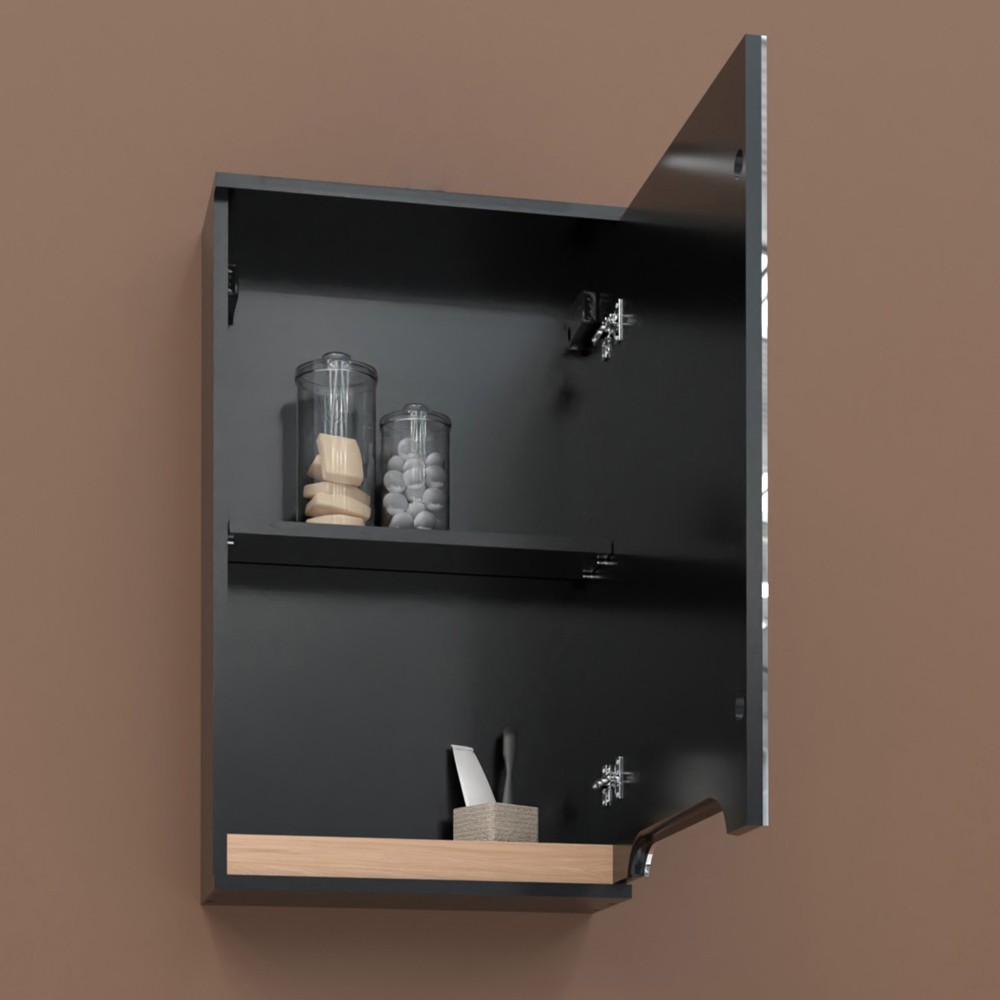 szafka-z-lustrem-czarny-dab-45x16x75-5 szafka-z-lustrem-czarny-dab-45x16x75-5